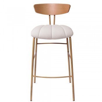 EDITION Cortez Wooden Back Bar Stool