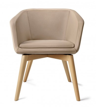 Ralph 4 Leg Wood Armchair