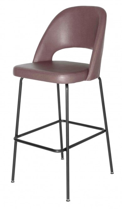 Shell 4 Leg Metal Stools